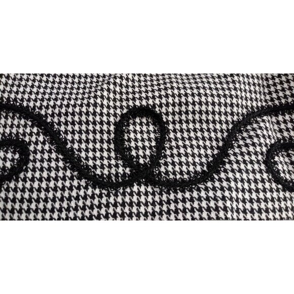 Positive Attitude Womens Plaid Black Short Sleeve Button Back Jacket Top Size 22 - Picture 3 of 14